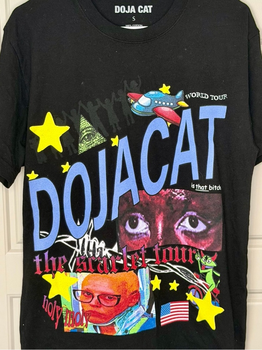 Doja Cat Scarlet Tour 2023 Small Black Concert T-Shirt